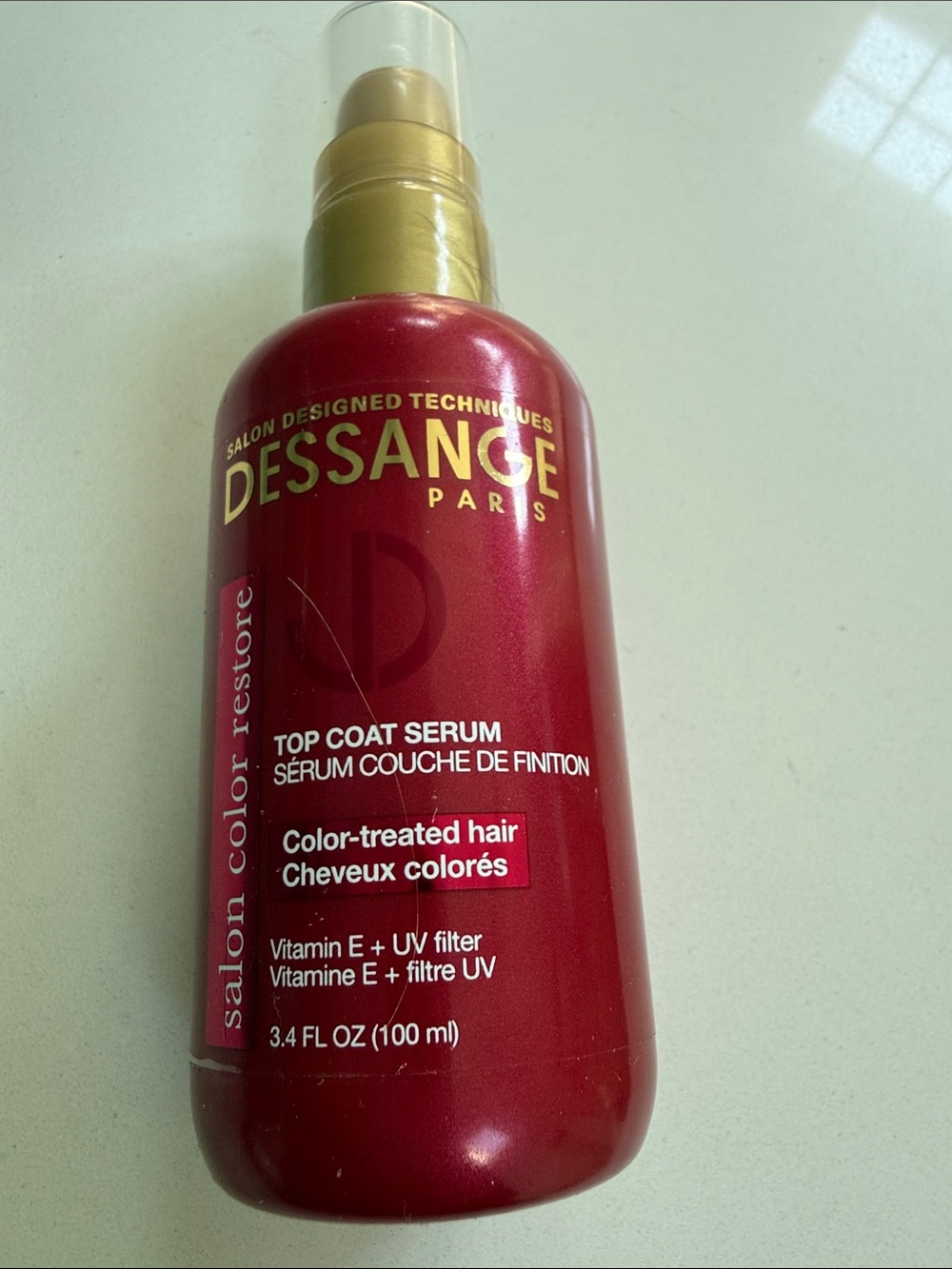 Dessange Paris Salon Color Restore Top Coat Serum Tre